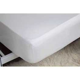 Belledorm Brushed Cotton Fitted Sheets White
