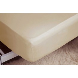 Belledorm Brushed Cotton Fitted Sheets Cream