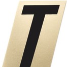 Metl-Stik 3inch Stick on Self Adhesive Letters Gold additional 19
