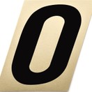 Metl-Stik 2inch Stick on Self Adhesive Numbers Gold additional 2