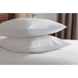 Belledorm Brushed Cotton Pillowcase Pair White