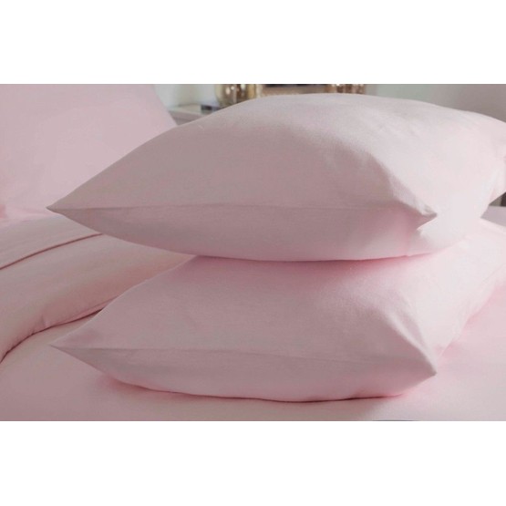 Belledorm Brushed Cotton Pillowcase Pair Pink