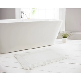 Bliss Co-ordinating Bath Mat 50x80cm White