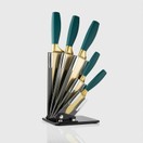 Taylors Eye Witness Satin Gold Peacock 5 Piece Soft Touch Kitchen Knife Set additional 1