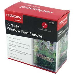 Perspex Window Bird Feeder BB-BF111