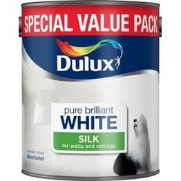 Dulux Vinyl Silk Pure Brilliant White 3ltr