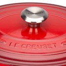 Le Creuset Cerise Signature Cast Iron Oval Casserole Dish 27cm additional 3