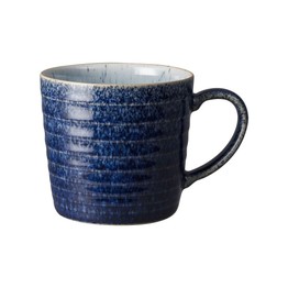 Denby Studio Blue Ridged Mug Cobalt/Pebble 410010616