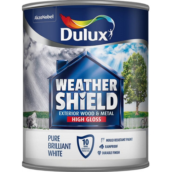 Dulux Weathershield Exterior High Gloss White