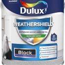 Dulux Weathershield Exterior Satin Black additional 2
