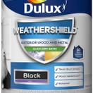 Dulux Weathershield Exterior Satin Black additional 1