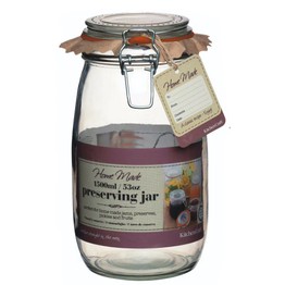 Glass 1.5 Litre Clip Top Preserving Jar