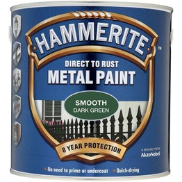 Hammerite Direct to Rust Metal Paint Smooth Green