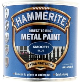 Hammerite Direct to Rust Metal Paint Smooth Blue