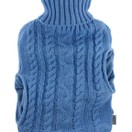 Hot Water Bottle with Knitted Cover & Pockets 2ltr additional 4