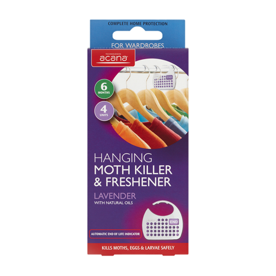 Acana Hanging Moth Killer & Freshener 4pk