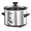 Tower Slow Cooker 1.5ltr Stainless Steel T16020 additional 1