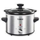 Tower Slow Cooker 1.5ltr Stainless Steel T16020 additional 2