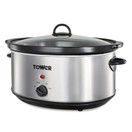 Tower Slow Cooker 6.5ltr Stainless Steel T16040 additional 1