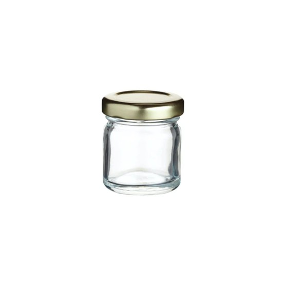 KitchenCraft Home Made Mini Glass 43ml Jam Pot