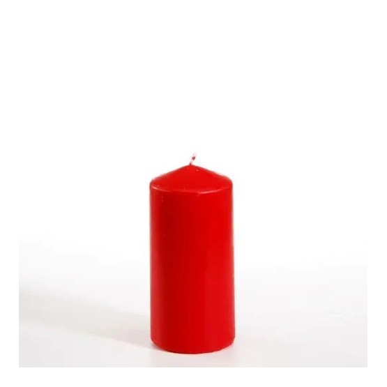Papstar Pillar Candle 60x130mm Red 13581