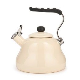 La Cafetiere Whistling Stove Top Kettle Serene Cream 2 Litres