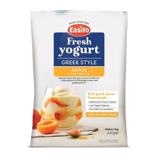 EasiYo Greek Style Apricot Yogurt Flavour Mix