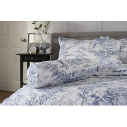 The Lyndon Company Cushion Toile De Jouy Blue