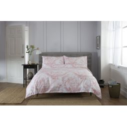 The Lyndon Company Duvet Cover Toile De Jouy Pink