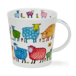 Dunoon Cairngorm Bright Bunch Sheep Fine Bone China Mug