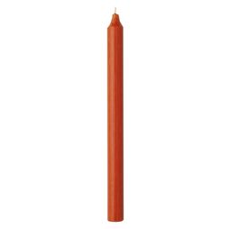 Cidex Rustic Candle Dark Orange 29cm