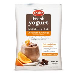 EasiYo Dessert Style Chocolate &amp; Orange Yogurt Mix