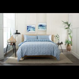 Lobster Creek Small Fish Reversible Bedding set