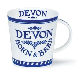 Dunoon Cairngorm Devon Born &amp; Bred Fine Bone China Mug