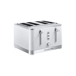 Russell Hobbs Inspire White Toaster 4 Slice