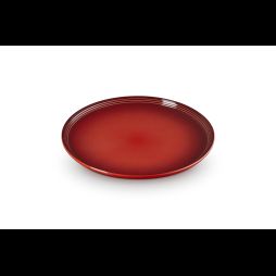 Le Creuset Stoneware Coupe Dinner Plate 27cm Cerise