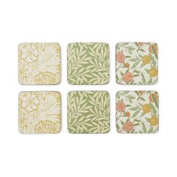 Spode Morris &amp; Co. Simply Mixed Coasters Set of 6