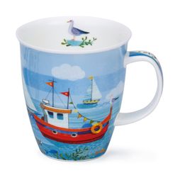 Dunoon Nevis Shoreline Fine Bone China Mug Fishing Boat