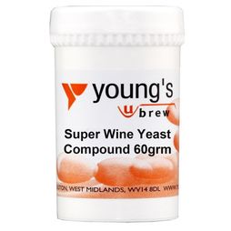Youngs Super Wine Yeast Compound 60g