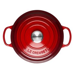 Le Creuset Cerise Signature Cast Iron Round Casserole Dish 22cm alternative