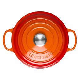Le Creuset Volcanic Signature Cast Iron Round Casserole Dish 22cm alternative