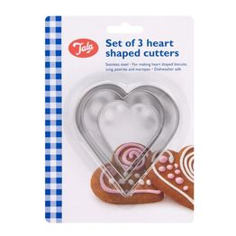 Tala Heart Cutters - Stainless Steel (Set of 3) alternative