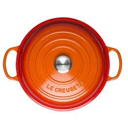 Le Creuset Volcanic Signature Cast Iron Shallow Casserole Dish 26cm alternative