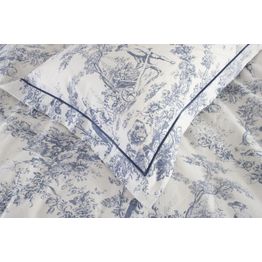 The Lyndon Company PIllowcase Toile De Jouy Blue