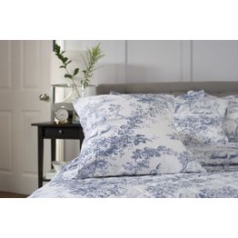 The Lyndon Company Cushion Toile De Jouy Blue