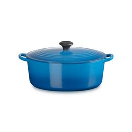Le Creuset Cast Iron Oval Casserole 31cm Marseille Blue