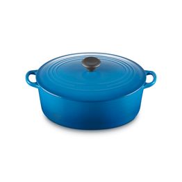 Le Creuset Cast Iron Oval Casserole 31cm Marseille Blue alternative