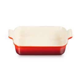 Le Creuset Stoneware Heritage Rectangular Dish Cerise 26cm alternative