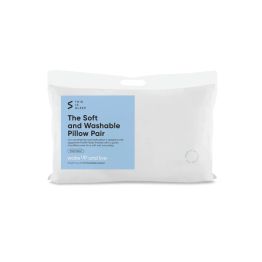 Fine Bedding Soft &amp; Washable Pillow Pair