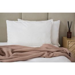 Hotel Milled Duck Feather Pillow Pair alternative